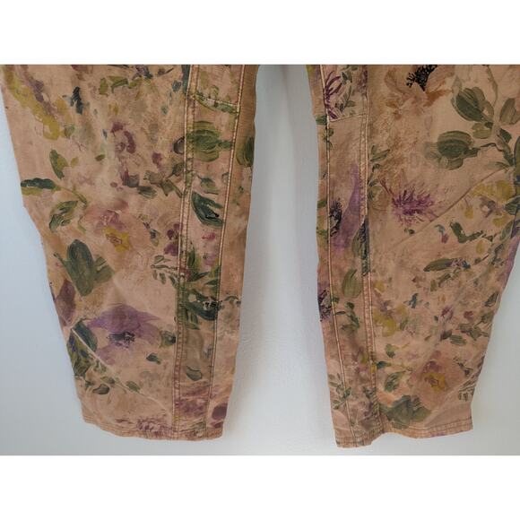 Pilcro Anthropologie Floral The Wanderer Low-Rise Pants - Picture 3 of 9